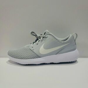 Nike Roshe Gray White Grip Soft Spike 909250-008 Golf Shoes-Womens 5.5-Youth 4Y